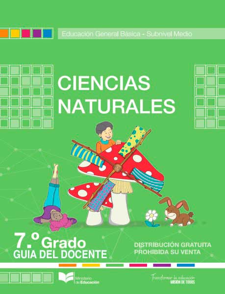 Libro de ciencias naturales séptimo grado contestado de EGB