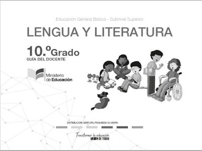 Libro de lengua y literatura décimo grado contestado de EGB