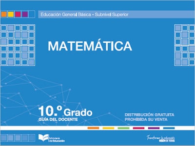 Libro de matemáticas décimo grado contestado de EGB