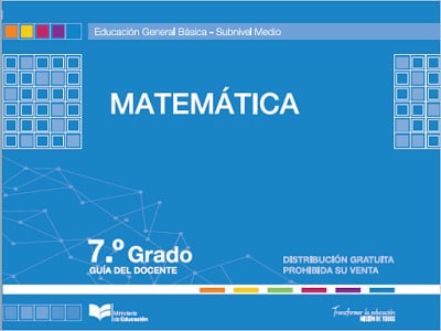 Libro de matemáticas séptimo grado contestado de EGB