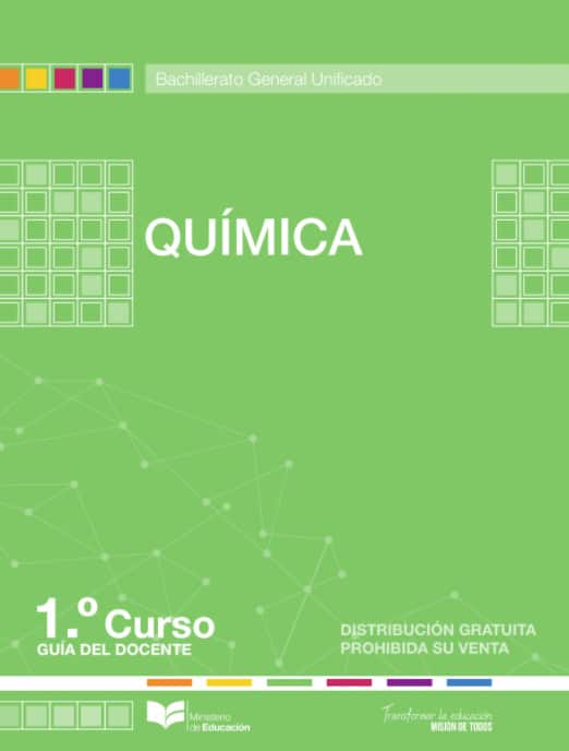 Libro de química primer grado de bachillerato contestado