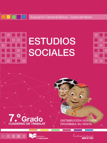 Cuaderno de trabajo de estudios sociales séptimo grado