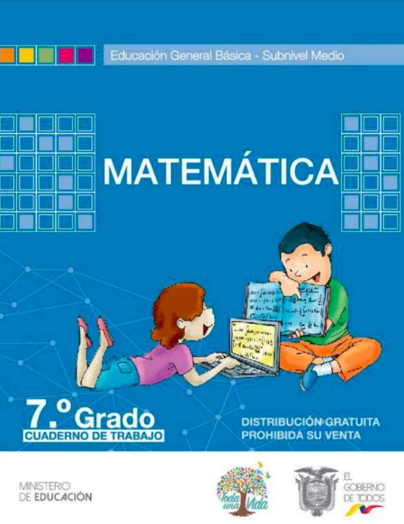 Cuaderno de trabajo de matemáticas séptimo grado