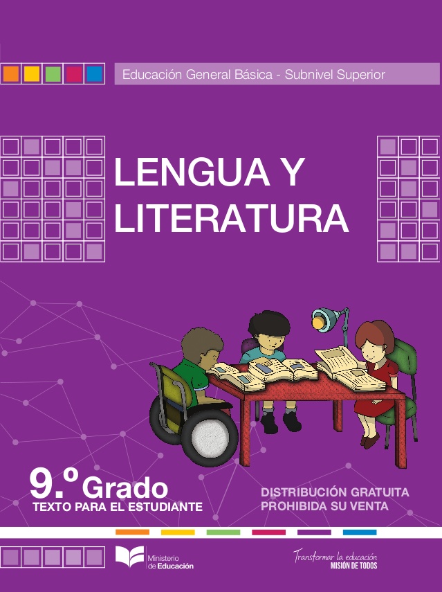 Libro de lengua y literatura noveno grado de EGB