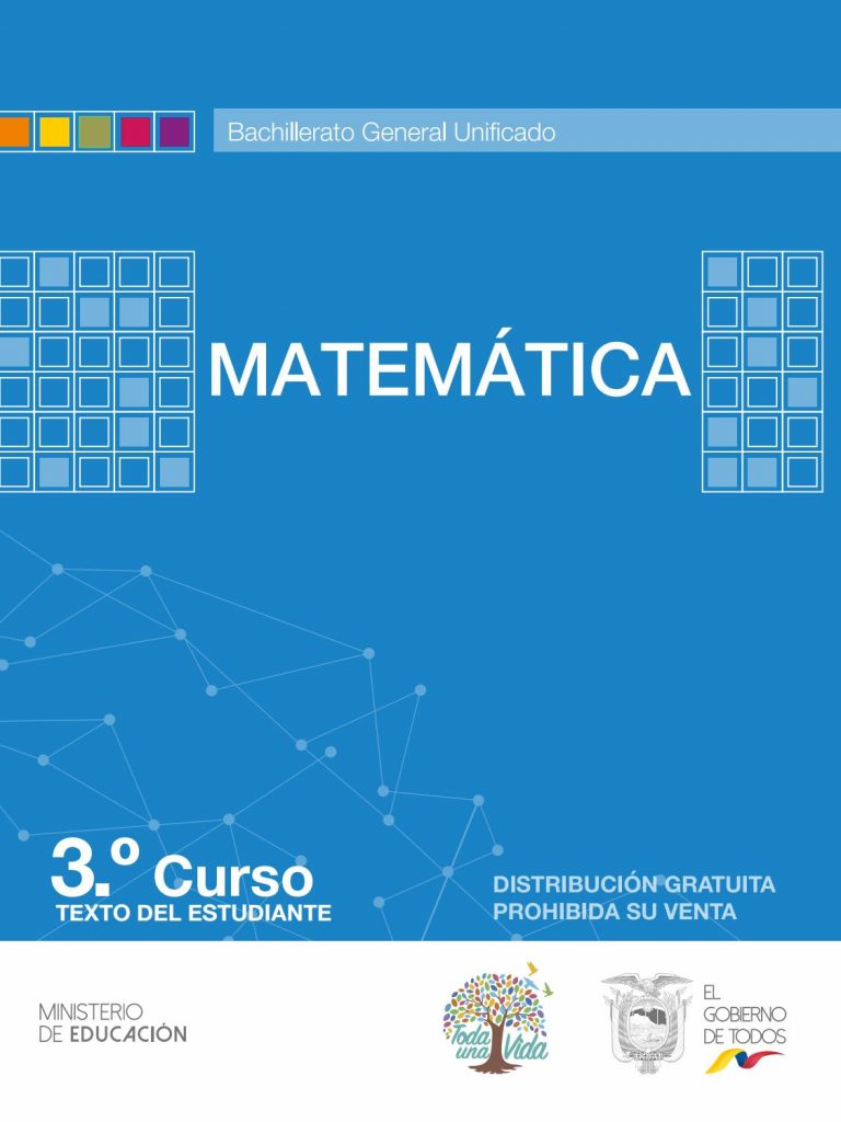 Libro de matemáticas tercer grado de bachillerato